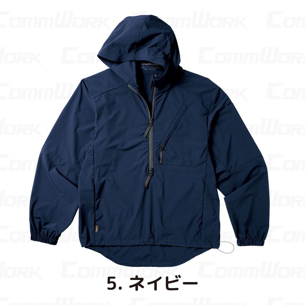 グランシスコ GC-A067 プルオーバー コーデュラストレッチ 高耐久 CORDURA 4-WAYストレッチ ドライ 撥水 収納充実 作業服 作業着 タカヤ商事