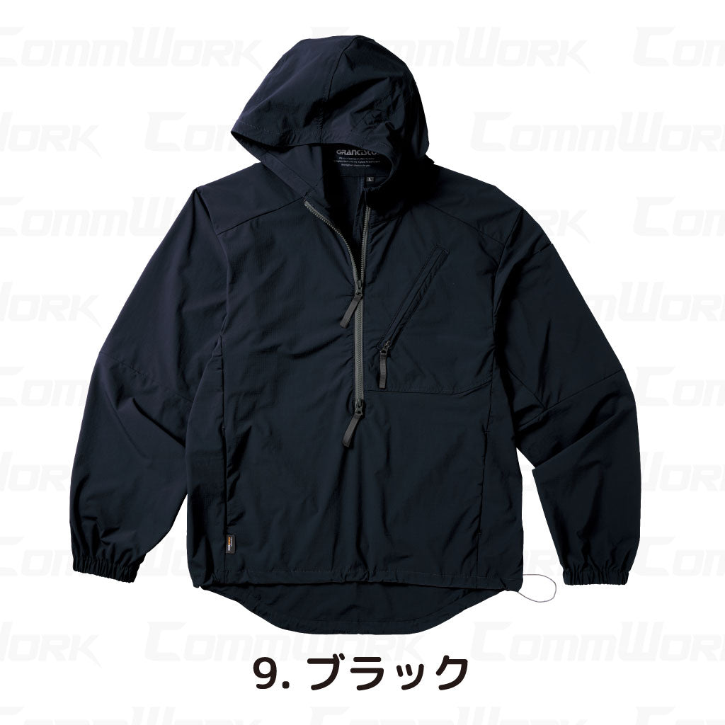 グランシスコ GC-A067 プルオーバー コーデュラストレッチ 高耐久 CORDURA 4-WAYストレッチ ドライ 撥水 収納充実 作業服 作業着 タカヤ商事