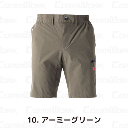 イーブンリバー GR1003 コーデュラストレッチカーゴハーフパンツ CORDURA 高耐久 接触冷感 速乾 ショートパンツ 作業服 EVENRIVER