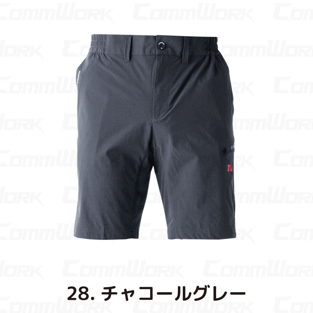 イーブンリバー GR1003 コーデュラストレッチカーゴハーフパンツ CORDURA 高耐久 接触冷感 速乾 ショートパンツ 作業服 EVENRIVER