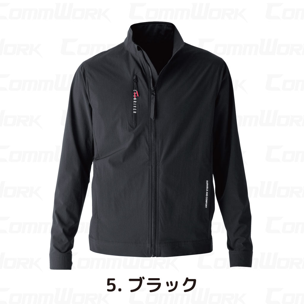 イーブンリバー GR1007 コーデュラストレッチジャケット  CORDURA 高耐久 接触冷感 超軽量 全方向ストレッチ 作業服 EVENRIVER