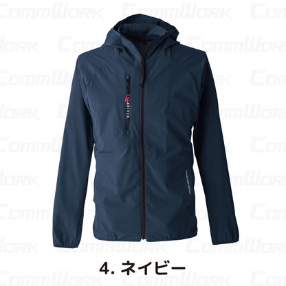 イーブンリバー GR1008 コーデュラストレッチパーカー CORDURA 高耐久 接触冷感 超軽量 全方向ストレッチ 作業服 EVENRIVER