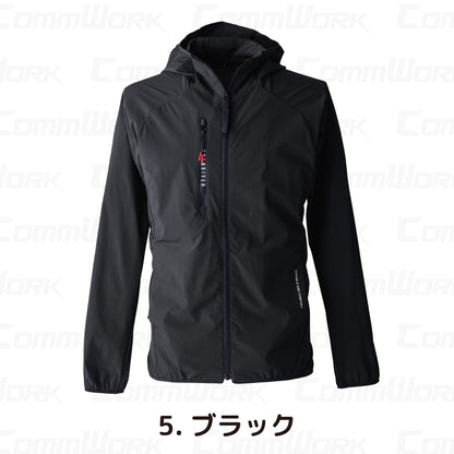 イーブンリバー GR1008 コーデュラストレッチパーカー CORDURA 高耐久 接触冷感 超軽量 全方向ストレッチ 作業服 EVENRIVER