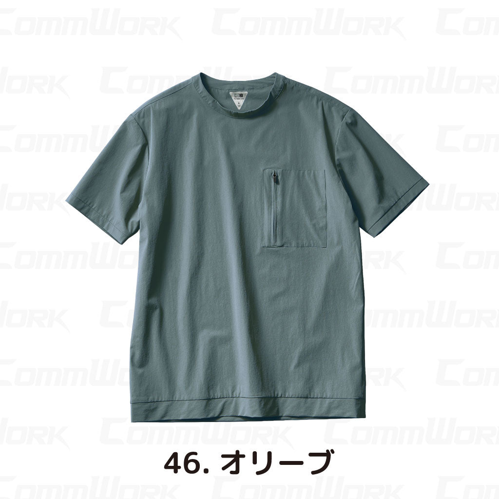 クロダルマ 266811 半袖Tシャツ ナイロンストレッチ 高強度 軽量 消臭機能  681シリーズ