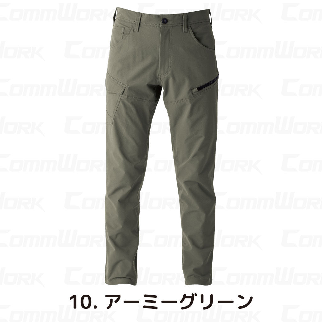 イーブンリバー SR8002 フレックエアーカーゴ 超軽量 高弾力 ストレッチ フレキシブル カーゴパンツ 作業服 EVENRIVER